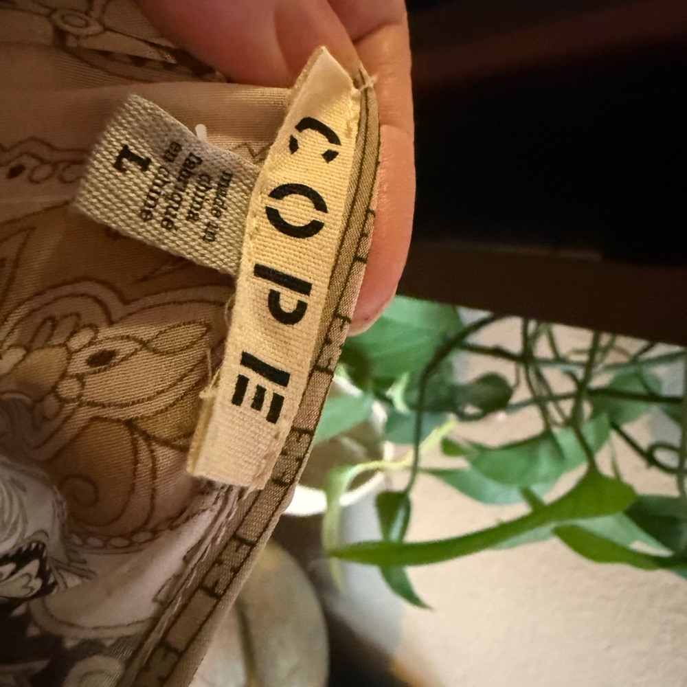 Urban Outfitters Cope Cream and Gray Maxi Dress With Floral and Paisley Design - Picture 7 of 8